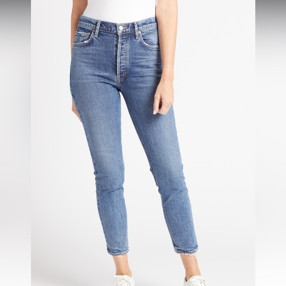Agolde size 24 Toni mid rise straight leg jeans
